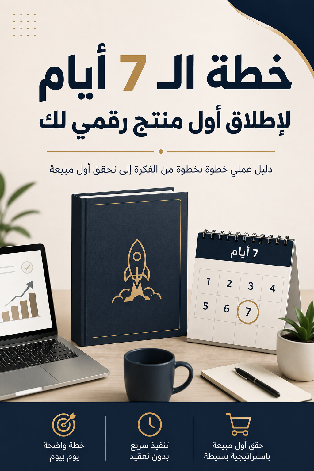 كيف تطلق منتجك الرقمي في ٧ أيام
